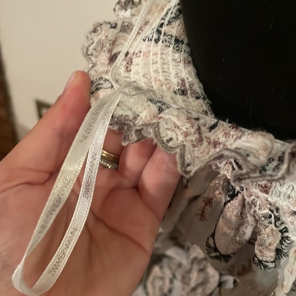 💓Zimmerman off shoulder dress embroidered pockets& long sleeve - Picture 7 of 9